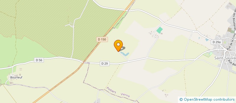 localisation de l'entreprise MONSIEUR DAVID MOTILLON  SAINT-SAUVANT