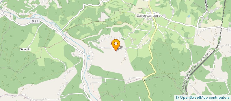 localisation de l'entreprise MONSIEUR DAVID MOULENE  LAVERCANTIERE