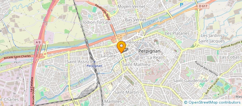 localisation de l'entreprise MONSIEUR DAVID MOULET  PERPIGNAN