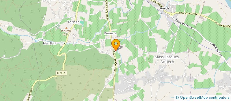 localisation de l'entreprise MONSIEUR DAVID MOUNES  MASSILLARGUES-ATTUECH