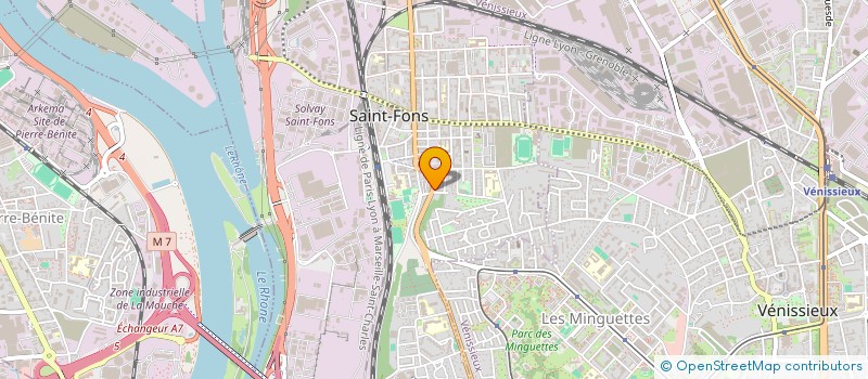 localisation de l'entreprise MONSIEUR DAVID MOUNICHY  SAINT-FONS