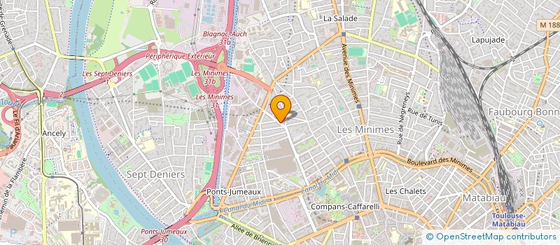 localisation de l'entreprise MONSIEUR DAVID MOURGUES  TOULOUSE