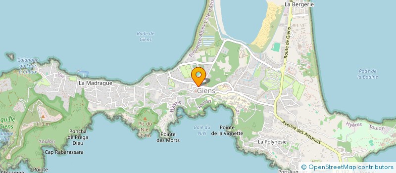 localisation de l'entreprise MONSIEUR DAVID MOURGUES à HYERES