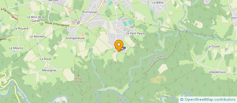 localisation de l'entreprise MONSIEUR DAVID MOURIER  SAINTE-SIGOLENE