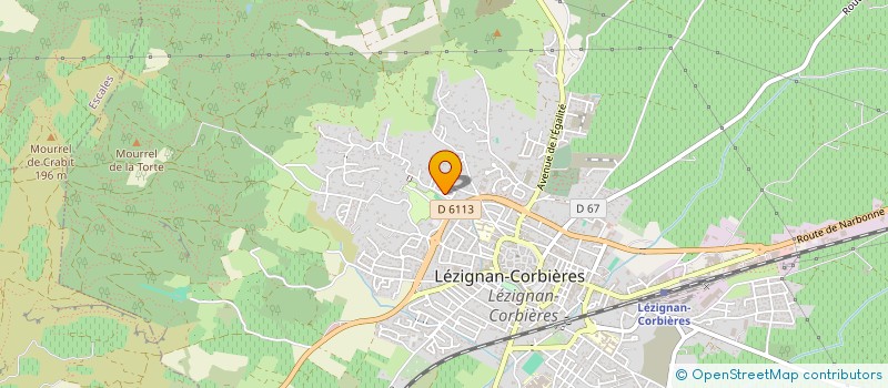 localisation de l'entreprise MONSIEUR DAVID MOURRUT à LEZIGNAN-CORBIERES