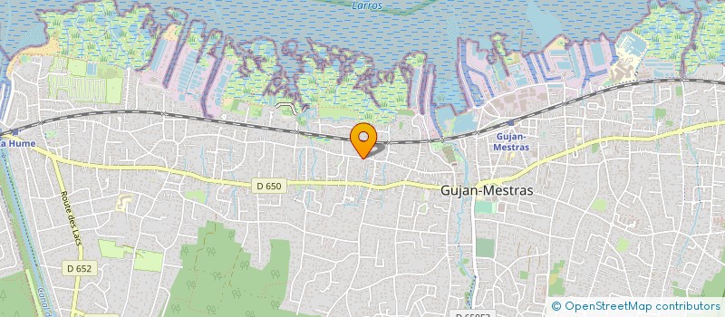 localisation de l'entreprise MONSIEUR DAVID MOURY  GUJAN-MESTRAS