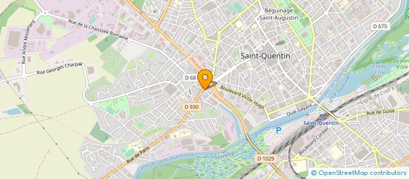localisation de l'entreprise MONSIEUR DAVID MOUSSELLE à SAINT-QUENTIN