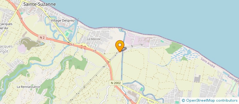 localisation de l'entreprise MONSIEUR DAVID MOUTOUNAICK  SAINTE-SUZANNE