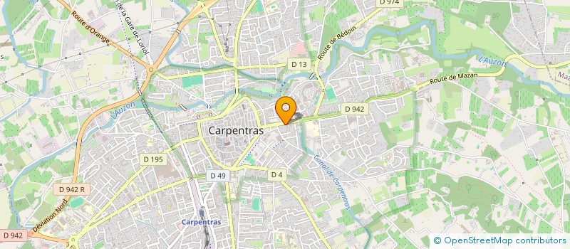 localisation de l'entreprise MONSIEUR DAVID MOUTTE à CARPENTRAS