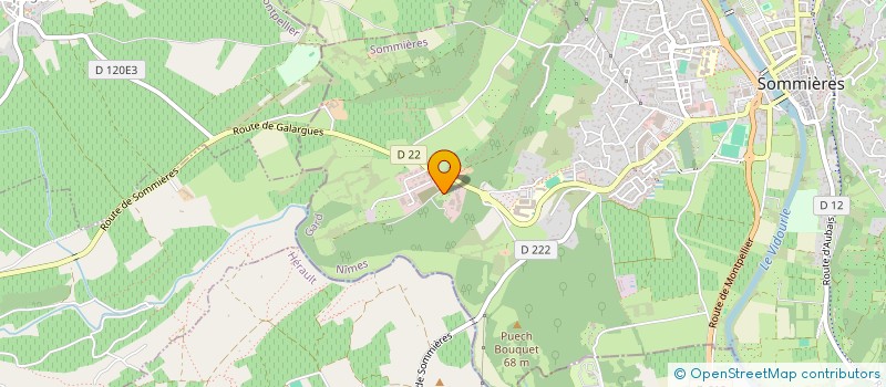 localisation de l'entreprise MONSIEUR DAVID MULLER  SOMMIERES