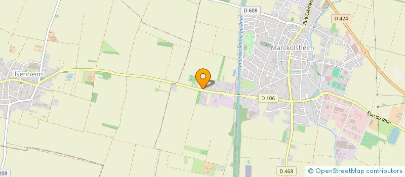 localisation de l'entreprise MONSIEUR DAVID MULLER  MARCKOLSHEIM