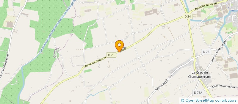 localisation de l'entreprise MONSIEUR DAVID MULLER  CHATEAURENARD