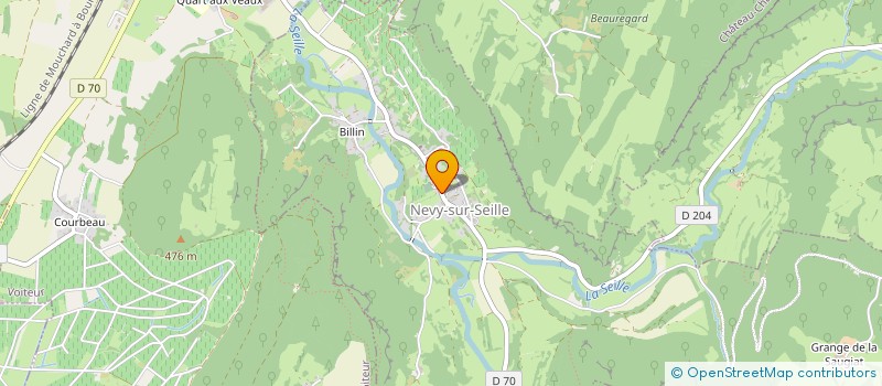 localisation de l'entreprise MONSIEUR DAVID MULOT  NEVY-SUR-SEILLE