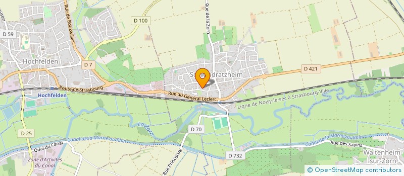 localisation de l'entreprise MONSIEUR DAVID MUNSCH  SCHWINDRATZHEIM