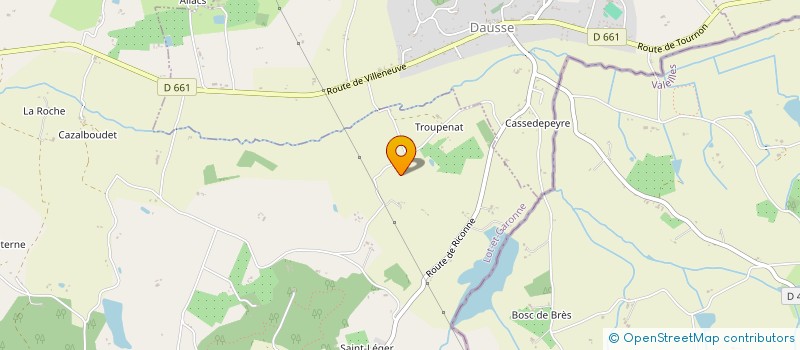 localisation de l'entreprise MONSIEUR DAVID MUSTARDE à PENNE D'AGENAIS