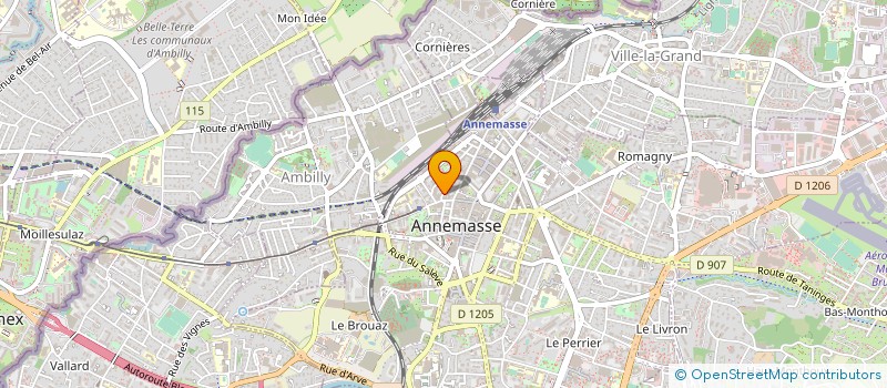 localisation de l'entreprise MONSIEUR DAVID MUZEL  ANNEMASSE