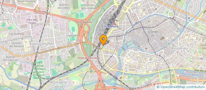 localisation de l'entreprise MONSIEUR DAVID NAEGEL à STRASBOURG