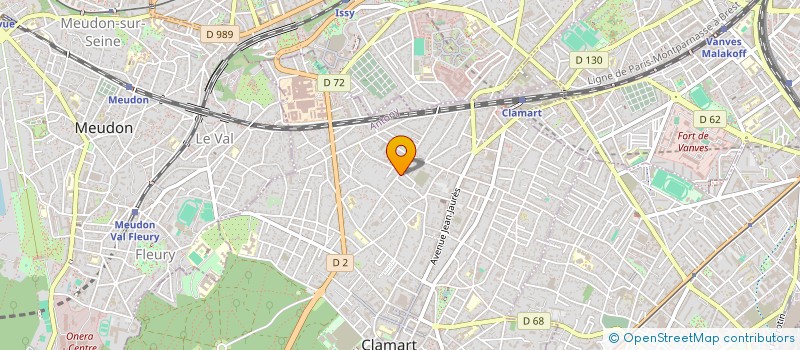 localisation de l'entreprise MONSIEUR DAVID NAHON à CLAMART