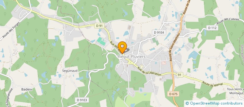 localisation de l'entreprise MONSIEUR DAVID NAL  PIEGUT-PLUVIERS