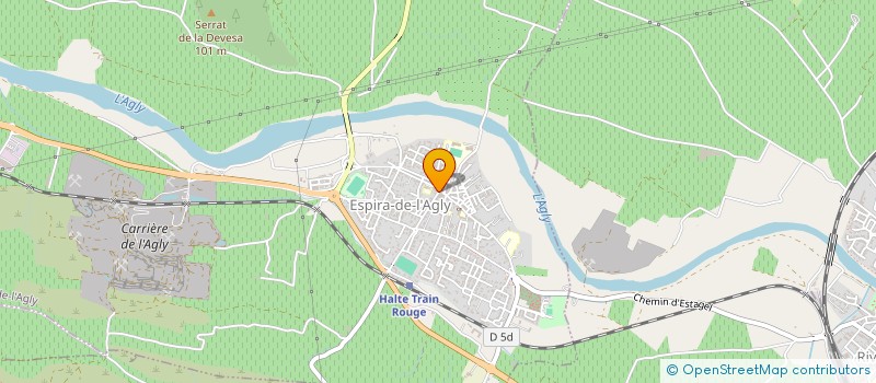 localisation de l'entreprise MONSIEUR DAVID NAVARRO  ESPIRA DE L AGLY