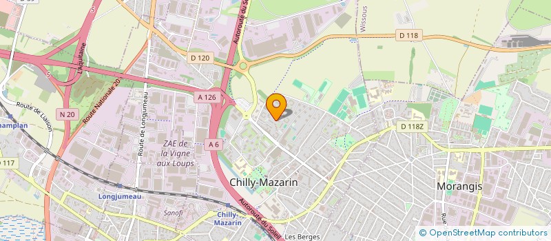 localisation de l'entreprise MONSIEUR DAVID NEDA  CHILLY-MAZARIN