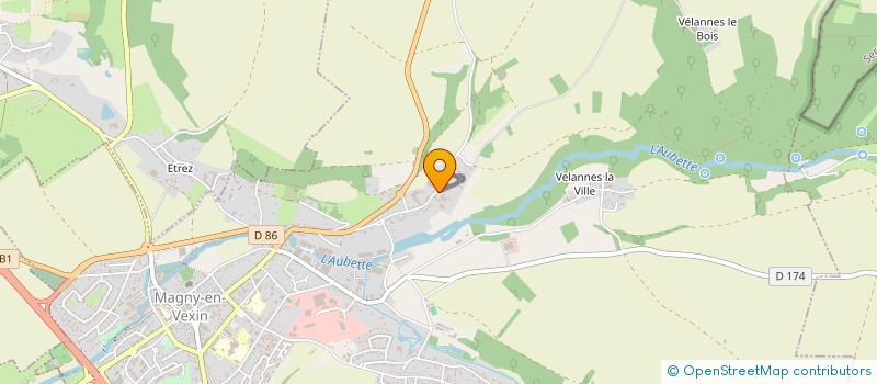 localisation de l'entreprise MONSIEUR DAVID NEE  MAGNY-EN-VEXIN