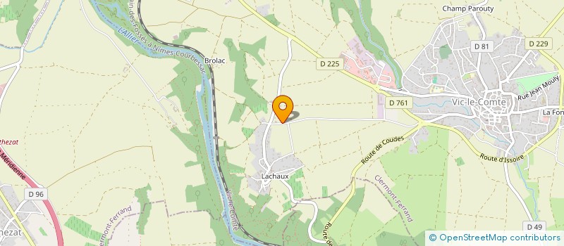 localisation de l'entreprise MONSIEUR DAVID NERI  BUSSEOL