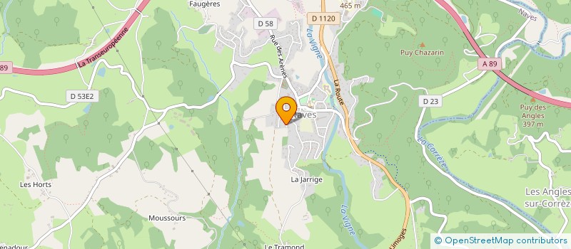 localisation de l'entreprise MONSIEUR DAVID NEYRAT à NAVES