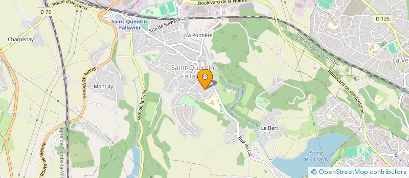 localisation de l'entreprise MONSIEUR DAVID NGUYEN  SAINT-QUENTIN-FALLAVIER