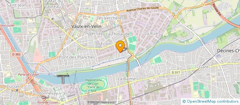 localisation de l'entreprise MONSIEUR DAVID NGUYEN  VAULX-EN-VELIN