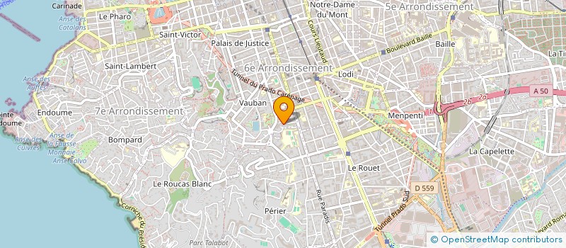 localisation de l'entreprise MONSIEUR DAVID NICOLAS CONVERT à MARSEILLE