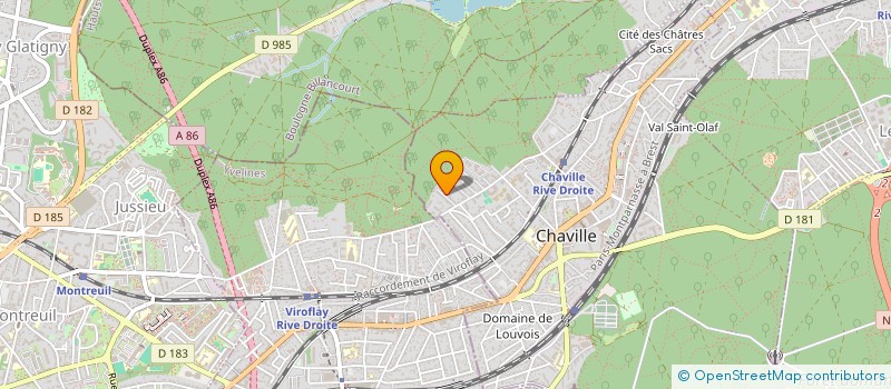 localisation de l'entreprise MONSIEUR DAVID NICOSTRATE à CHAVILLE