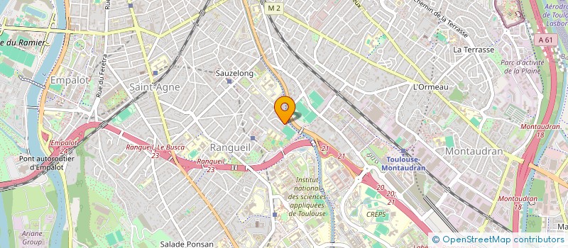 localisation de l'entreprise MONSIEUR DAVID NICULAE  TOULOUSE