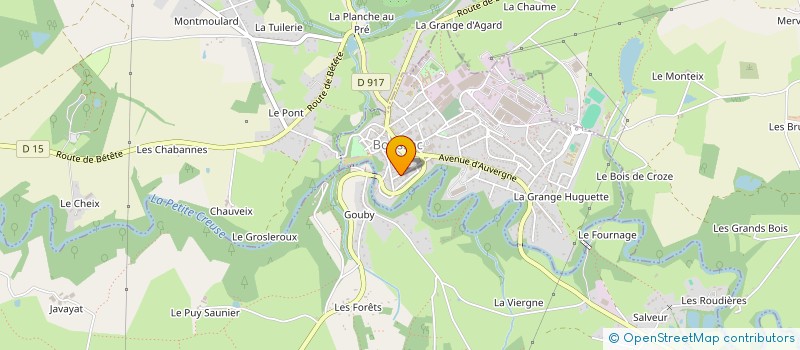 localisation de l'entreprise MONSIEUR DAVID NIGRON à BOUSSAC