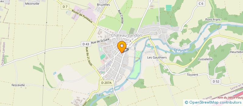 localisation de l'entreprise MONSIEUR DAVID NJANJI  CHATEAU-LANDON