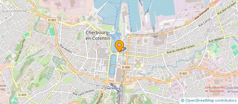 localisation de l'entreprise MONSIEUR DAVID NOEL  CHERBOURG-EN-COTENTIN