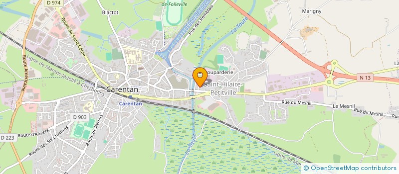 localisation de l'entreprise MONSIEUR DAVID NOEL  AUXAIS