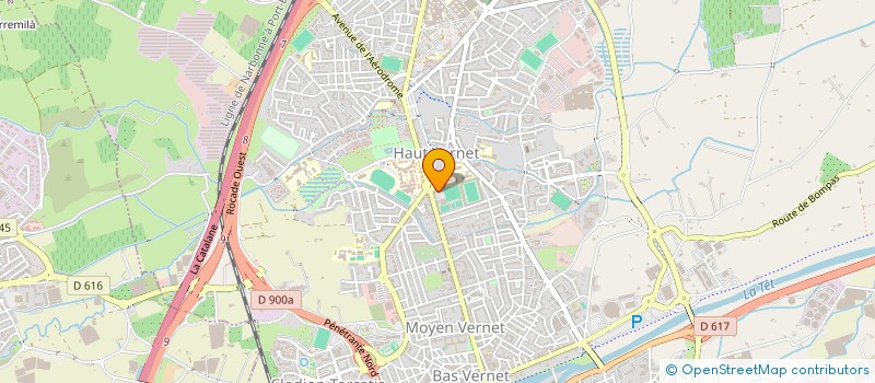 localisation de l'entreprise MONSIEUR DAVID NOEL  PERPIGNAN