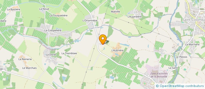 localisation de l'entreprise MONSIEUR DAVID NOEL  LA LIMOUZINIERE