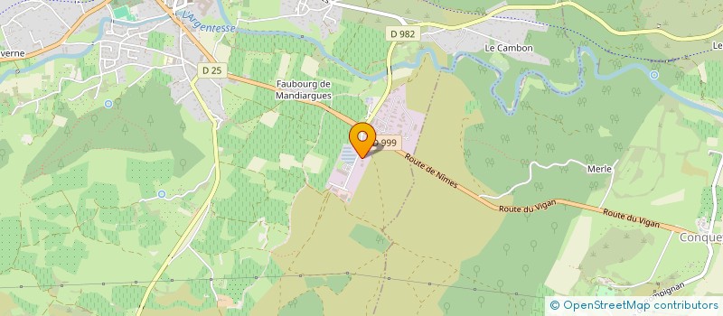 localisation de l'entreprise MONSIEUR DAVID NOEL  SAINT-HIPPOLYTE-DU-FORT