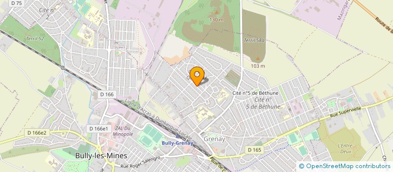 localisation de l'entreprise MONSIEUR DAVID NOEUVEGLISE  GRENAY