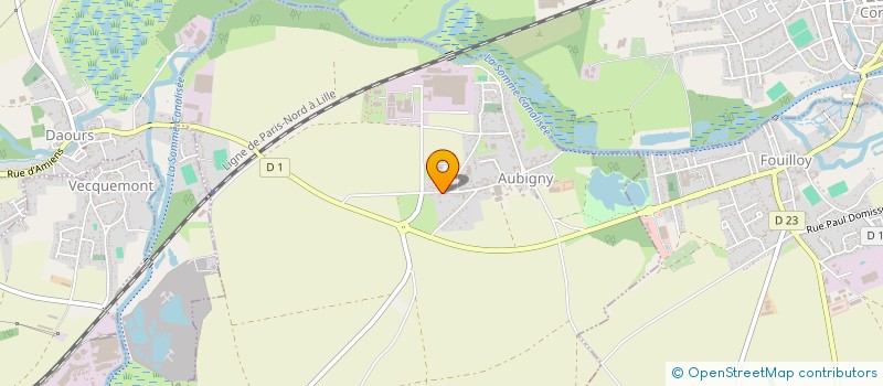 localisation de l'entreprise MONSIEUR DAVID NOIRET  AUBIGNY