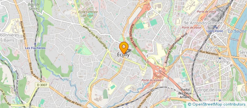 localisation de l'entreprise MONSIEUR DAVID NOUVIALE  ECULLY