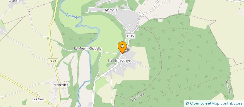 localisation de l'entreprise MONSIEUR DAVID NOVAIS  LA HOUSSAYE