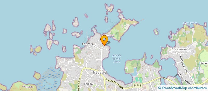 localisation de l'entreprise MONSIEUR DAVID NOVELLO  TREGASTEL