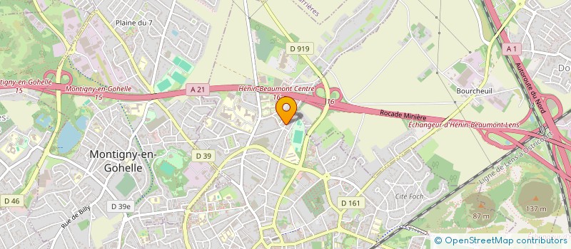 localisation de l'entreprise MONSIEUR DAVID NOWAK  HENIN-BEAUMONT