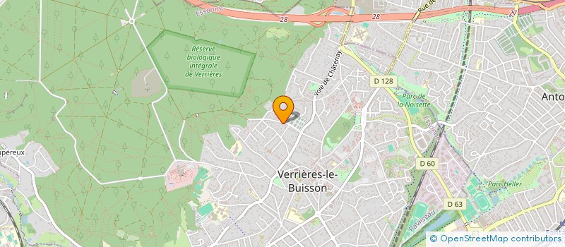 localisation de l'entreprise MONSIEUR DAVID NUNES  VERRIERES-LE-BUISSON