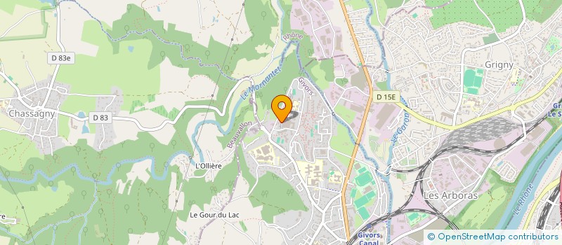 localisation de l'entreprise MONSIEUR DAVID O BRIEN  GIVORS