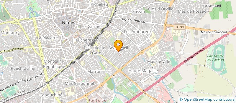 localisation de l'entreprise MONSIEUR DAVID O'HARE à NIMES
