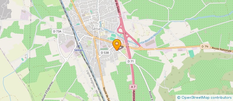 localisation de l'entreprise MONSIEUR DAVID OBERHAUSER  SENAS